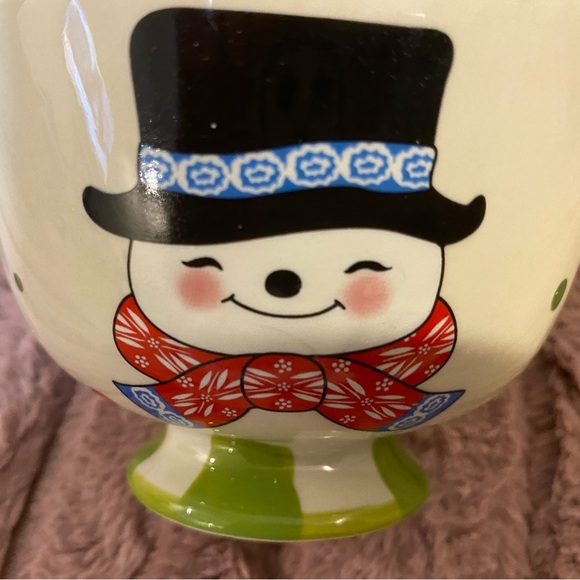 ⛄️❤️Christmas dip bowl with spreader • NWOT - Picture 3 of 8